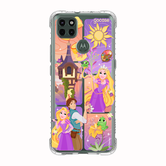 Capinha para celular  Enrolados - Quadros Degradê