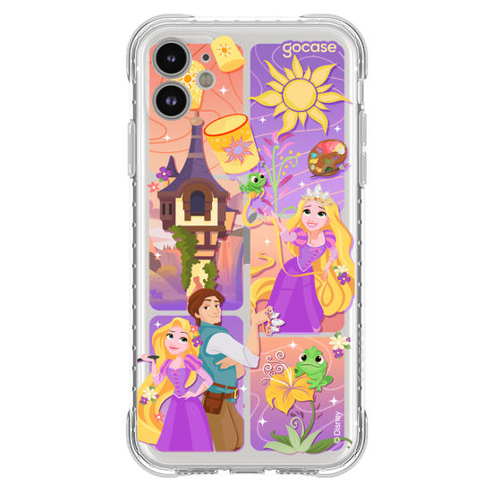 Capinha para celular  Enrolados - Quadros Degradê