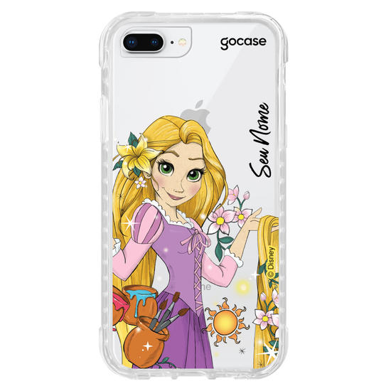 Capinha para celular Disney - Princesas - Rapunzel Brilhos e Flores