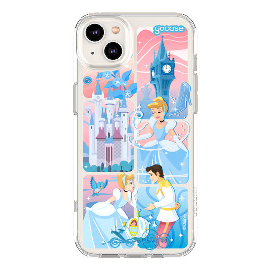 Capinha para celular  Cinderela - Quadros Degradê
