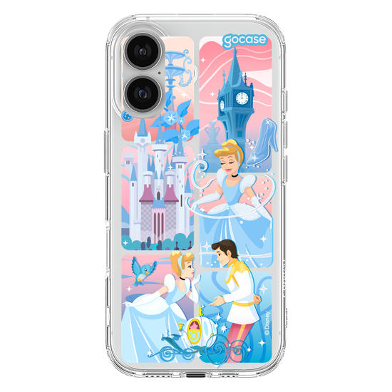 Capinha para celular  Cinderela - Quadros Degradê