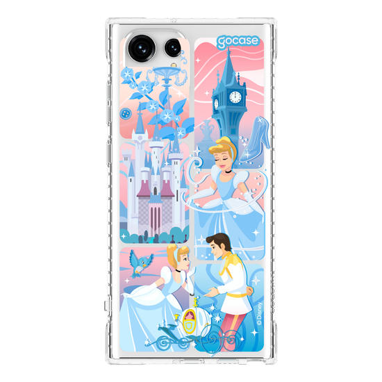 Capinha para celular  Cinderela - Quadros Degradê