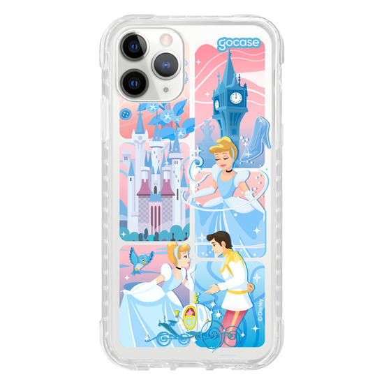 Capinha para celular  Cinderela - Quadros Degradê