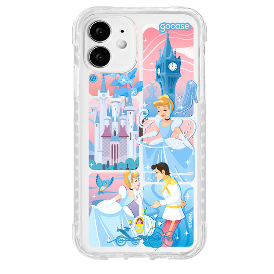 Capinha para celular  Cinderela - Quadros Degradê