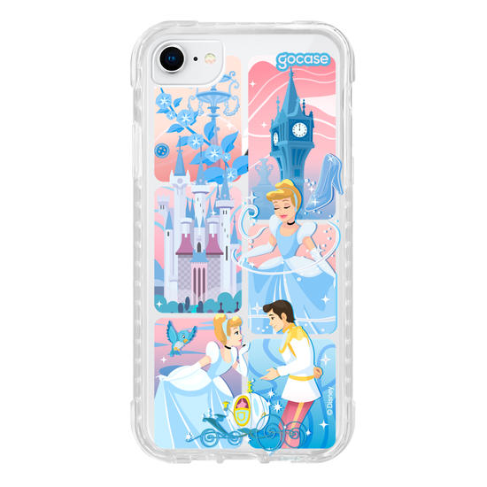 Capinha para celular  Cinderela - Quadros Degradê