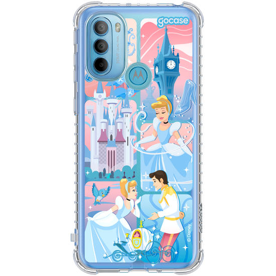 Capinha para celular  Cinderela - Quadros Degradê