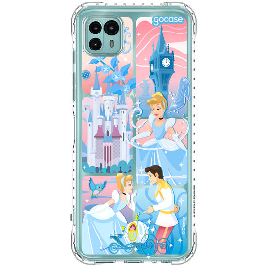 Capinha para celular  Cinderela - Quadros Degradê