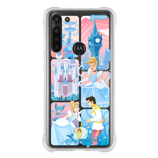 Capinha para celular  Cinderela - Quadros Degradê