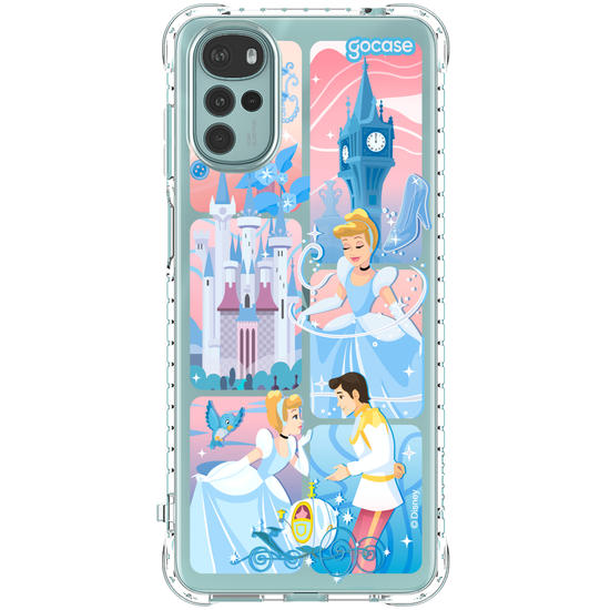 Capinha para celular  Cinderela - Quadros Degradê