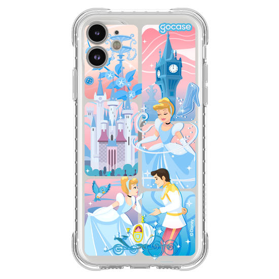 Capinha para celular  Cinderela - Quadros Degradê