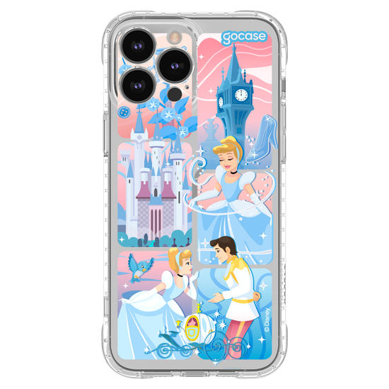Capinha para celular  Cinderela - Quadros Degradê