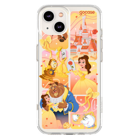 Capinha para celular  Bela e a Fera - Quadros Degradê