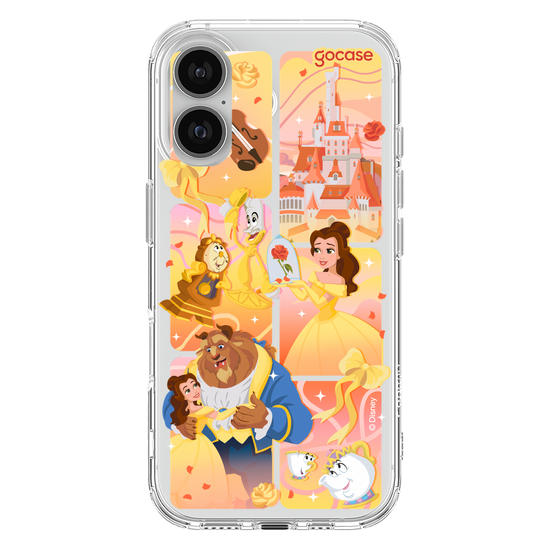 Capinha para celular  Bela e a Fera - Quadros Degradê