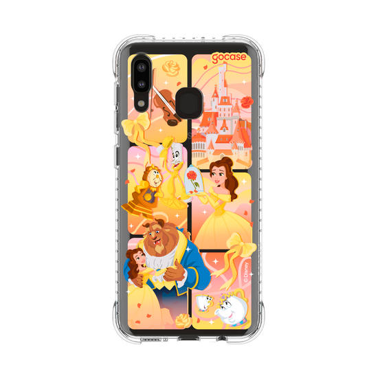 Capinha para celular  Bela e a Fera - Quadros Degradê