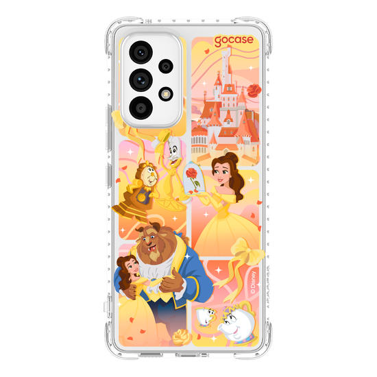 Capinha para celular  Bela e a Fera - Quadros Degradê