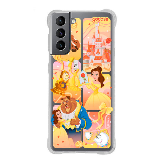 Capinha para celular  Bela e a Fera - Quadros Degradê