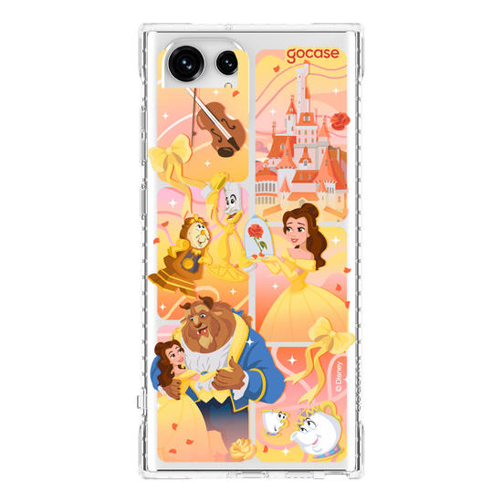 Capinha para celular  Bela e a Fera - Quadros Degradê