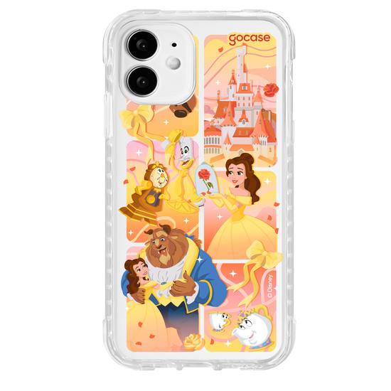 Capinha para celular  Bela e a Fera - Quadros Degradê