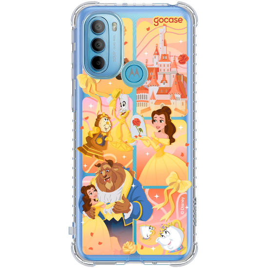 Capinha para celular  Bela e a Fera - Quadros Degradê