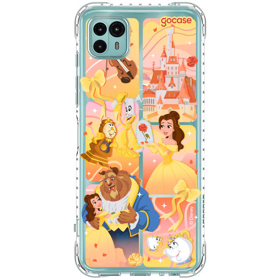 Capinha para celular  Bela e a Fera - Quadros Degradê