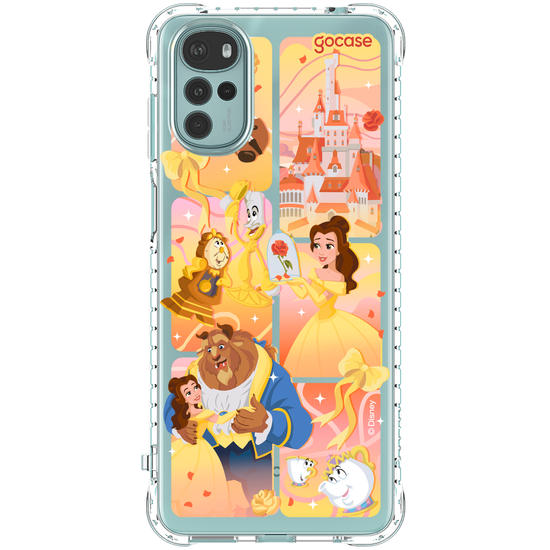 Capinha para celular  Bela e a Fera - Quadros Degradê