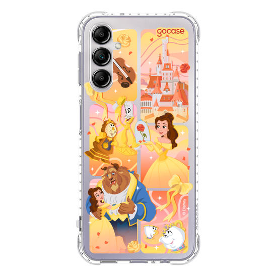 Capinha para celular  Bela e a Fera - Quadros Degradê