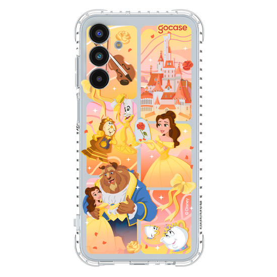 Capinha para celular  Bela e a Fera - Quadros Degradê