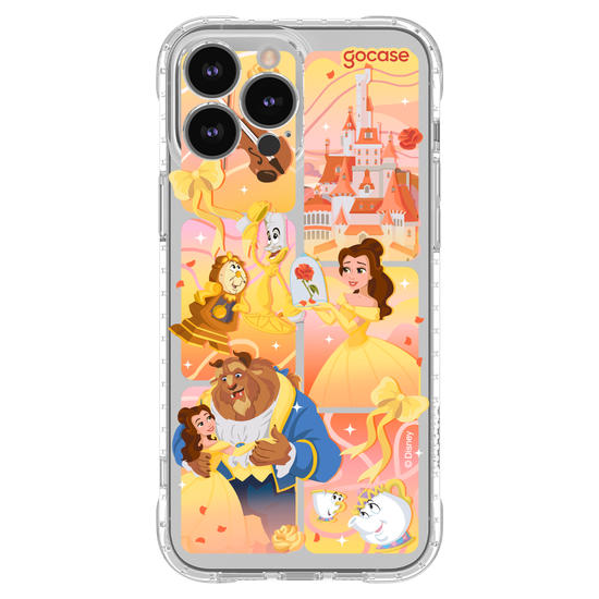 Capinha para celular  Bela e a Fera - Quadros Degradê