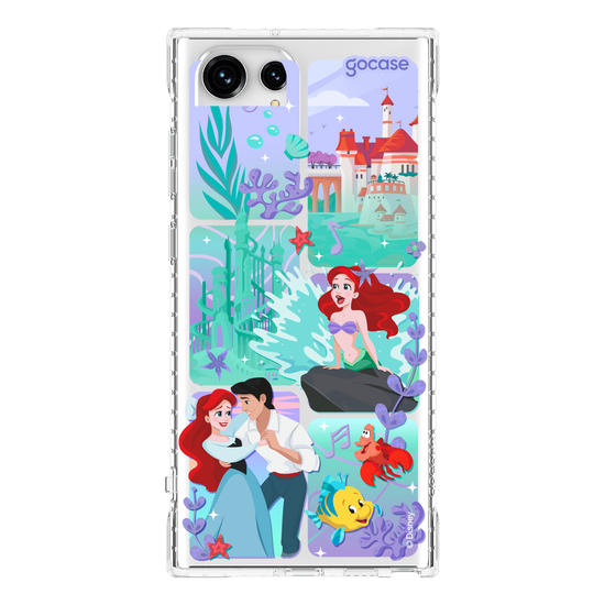 Capinha para celular  Pequena Sereia - Quadros Degradê