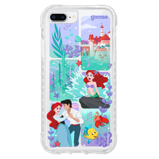 Capinha para celular  Pequena Sereia - Quadros Degradê