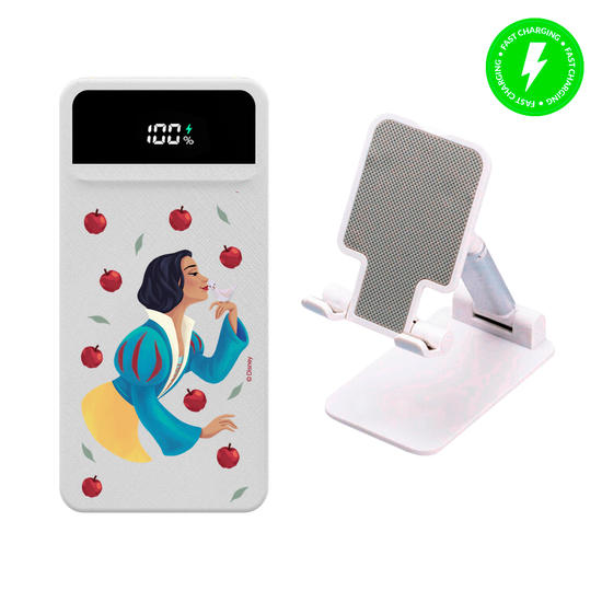 Carregador Portátil Turbo 10000mah - Branca de Neve - Maçãs Encantadas