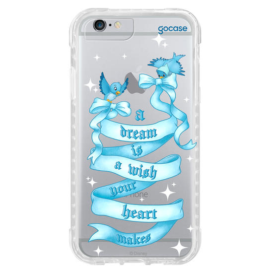 Capinha para celular Cinderela - Um Sonho É Um Desejo Que Seu Coração Faz