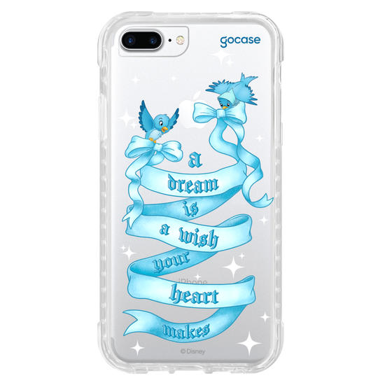 Capinha para celular Cinderela - Um Sonho É Um Desejo Que Seu Coração Faz
