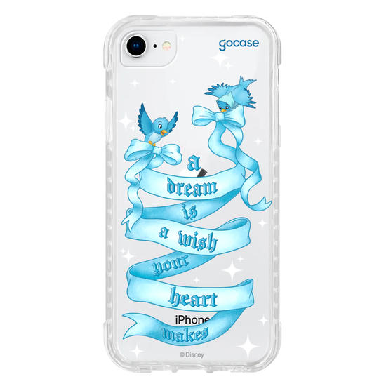 Capinha para celular Cinderela - Um Sonho É Um Desejo Que Seu Coração Faz