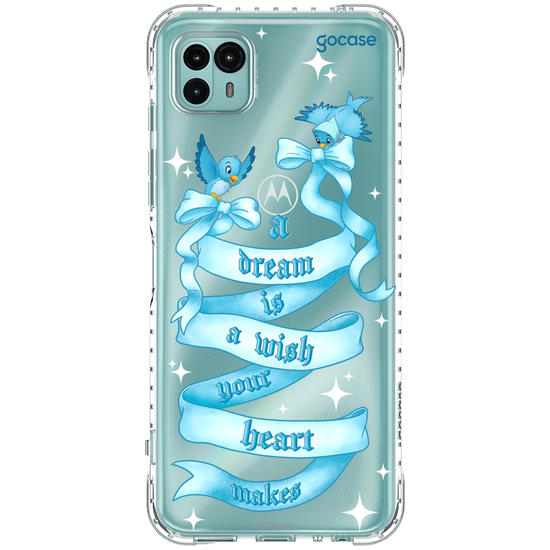 Capinha para celular Cinderela - Um Sonho É Um Desejo Que Seu Coração Faz