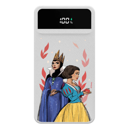 Carregador Portátil Turbo 10000mah - Branca de Neve - Princesa e Rainha