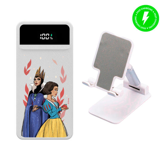 Carregador Portátil Turbo 10000mah - Branca de Neve - Princesa e Rainha
