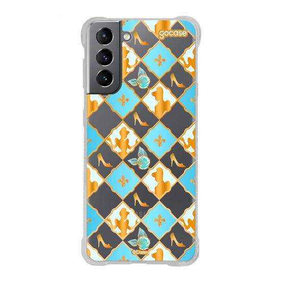 Capinha para celular  Cinderela - Xadrez Royal