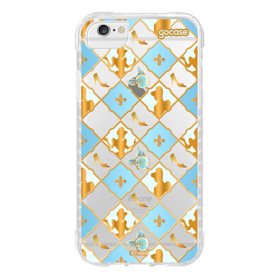 Capinha para celular  Cinderela - Xadrez Royal