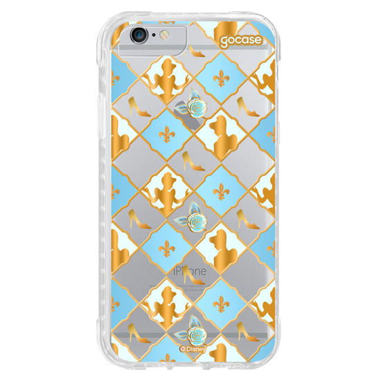 Capinha para celular  Cinderela - Xadrez Royal