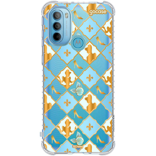 Capinha para celular  Cinderela - Xadrez Royal