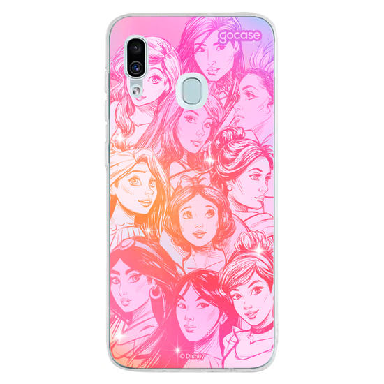  Princesas - Rostos Realistas com Degradê