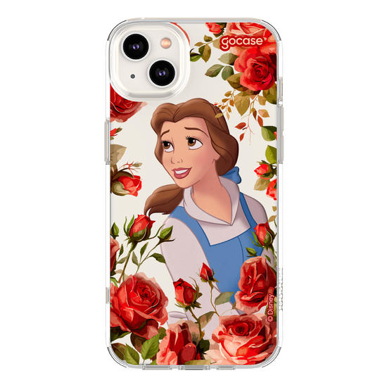 Capinha para celular  Princesas - Bela com Rosas