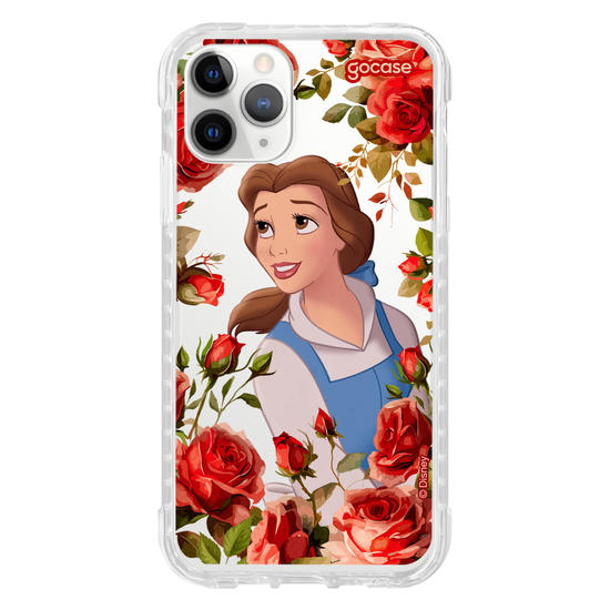 Capinha para celular  Princesas - Bela com Rosas