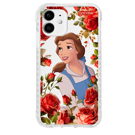 Capinha para celular  Princesas - Bela com Rosas
