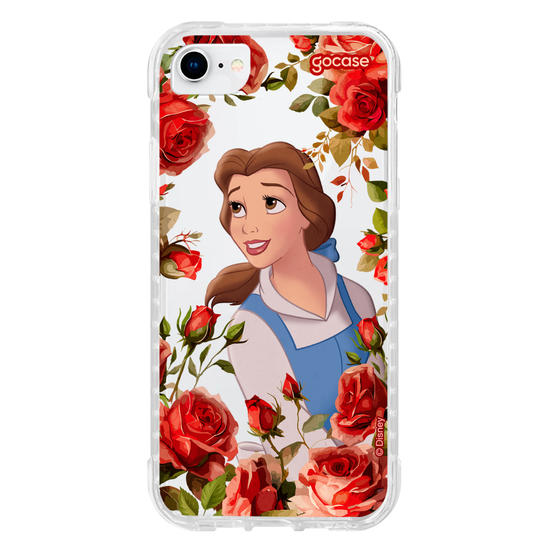 Capinha para celular  Princesas - Bela com Rosas