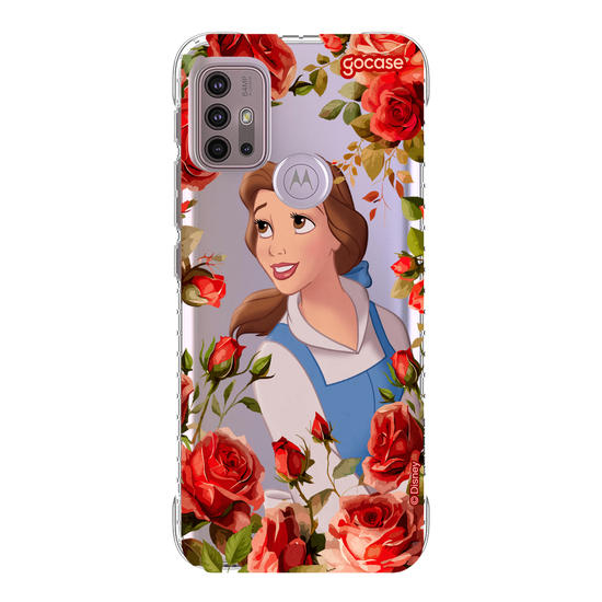 Capinha para celular  Princesas - Bela com Rosas