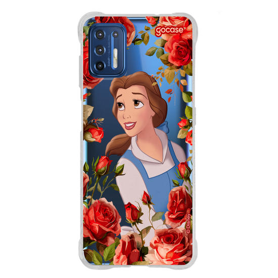 Capinha para celular  Princesas - Bela com Rosas