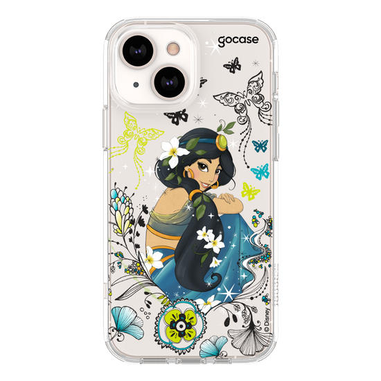 Capinha para celular Princesas - Jasmine & Butterfly