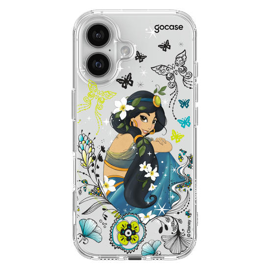 Capinha para celular  Princesas - Jasmine & Butterfly